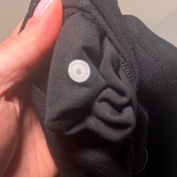 Lululemon Align HR Pant 25” Nulu Size 8 Black Granite BGNT 52624 - Picture 7 of 12